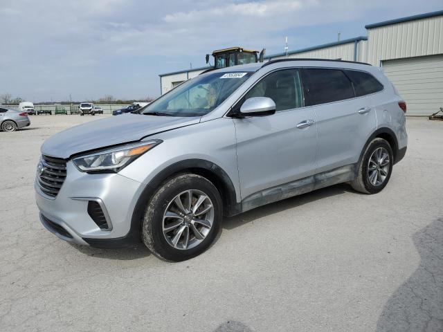 KM8SM4HF3HU183777 - 2017 HYUNDAI SANTA FE SE SILVER photo 1