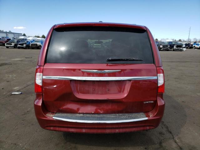 2A4RR6DG7BR616160 - 2011 CHRYSLER TOWN & COU LIMITED BURGUNDY photo 6