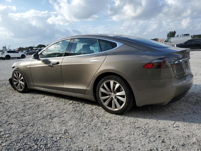 5YJSA1E23GF142621 - 2016 TESLA MODEL S თაფლისფერი ფოტო 2