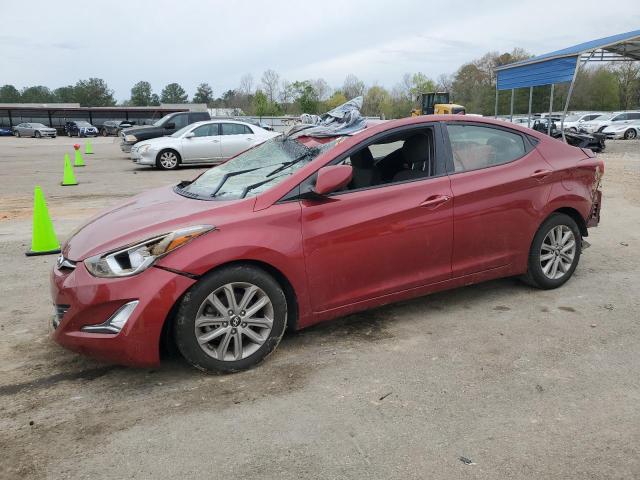 5NPDH4AE1GH777800 - 2016 HYUNDAI ELANTRA SE RED photo 1