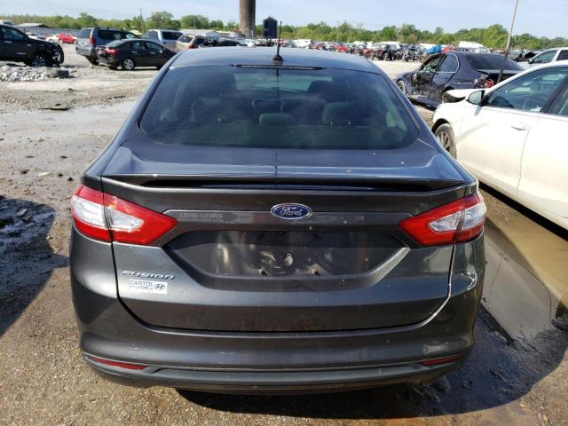 3FA6P0G71GR363593 - 2016 FORD FUSION S GRAY photo 6