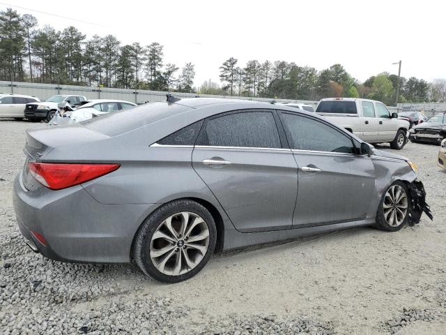 5NPEC4AB5EH844713 - 2014 HYUNDAI SONATA SE GRAY photo 3