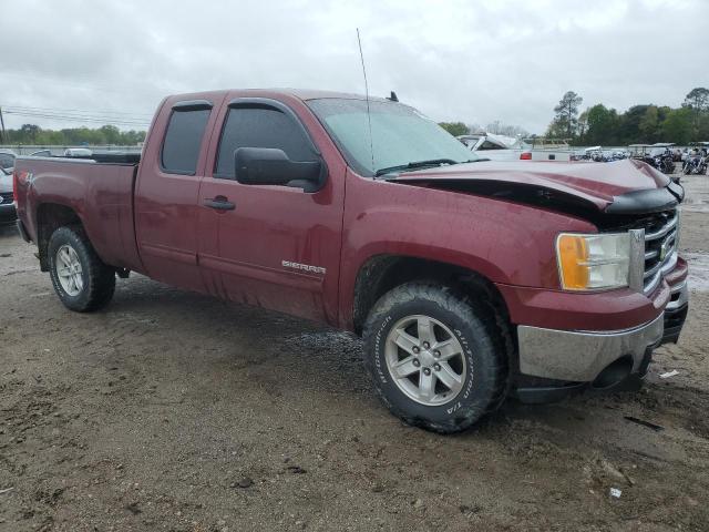 1GTR2VE76DZ210589 - 2013 GMC SIERRA K1500 SLE BURGUNDY photo 4