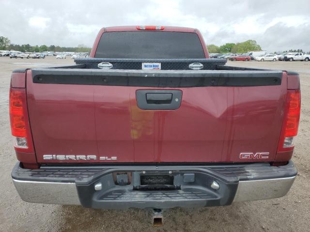 1GTR2VE76DZ210589 - 2013 GMC SIERRA K1500 SLE BURGUNDY photo 6