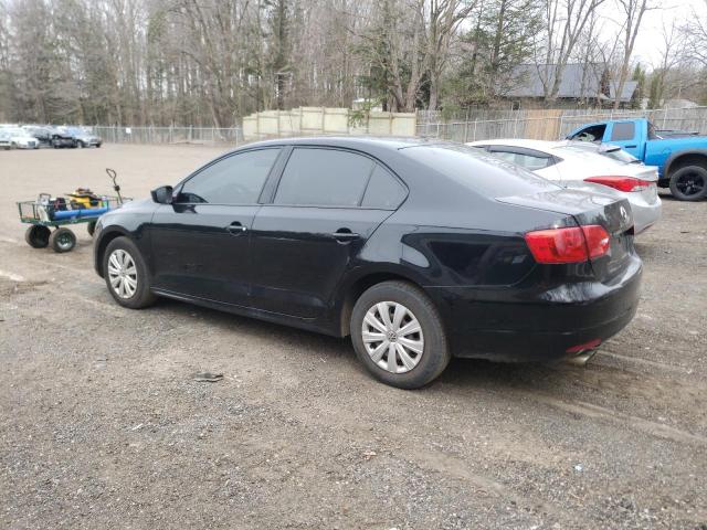 3VW2K7AJ4DM445411 - 2013 VOLKSWAGEN JETTA BASE 黑色 照片 2