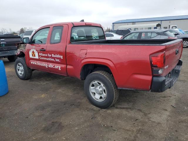 5TFSX5EN5JX061729 - 2018 TOYOTA TACOMA ACCESS CAB წითელი ფოტო 2