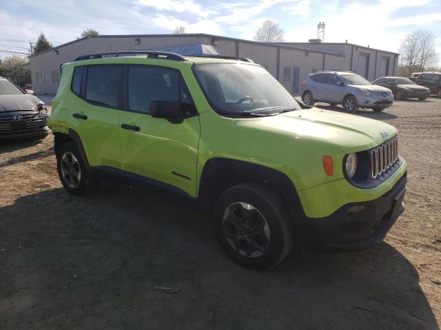 ZACCJBAB7JPG83302 - 2018 JEEP RENEGADE SPORT GREEN photo 4