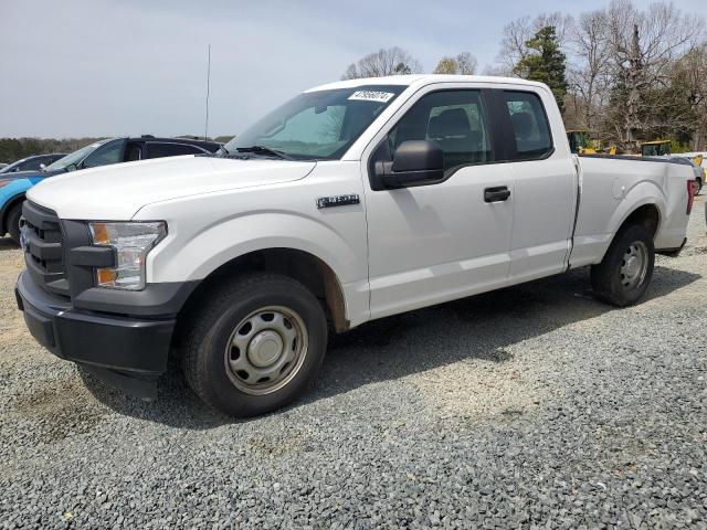 1FTEX1CF8HFA40102 - 2017 FORD F150 SUPER CAB WHITE photo 1