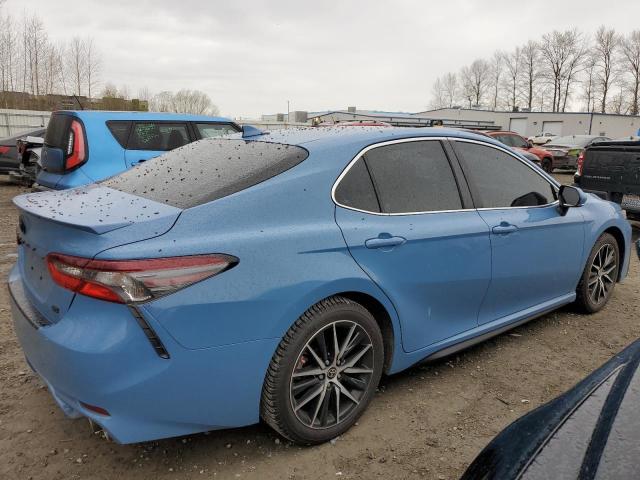 4T1G11AK6PU090383 - 2023 TOYOTA CAMRY SE NIGHT SHADE BLUE photo 3