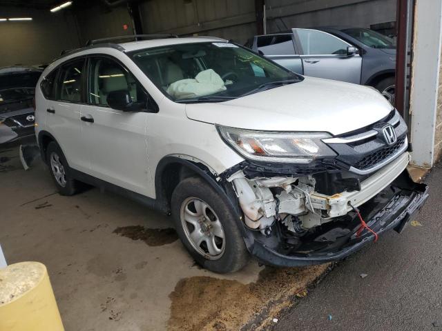 5J6RM4H36FL022474 - 2015 HONDA CR-V LX WHITE photo 4