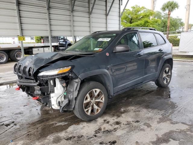 1C4PJMBB2GW241390 - 2016 JEEP CHEROKEE TRAILHAWK GRAY photo 1