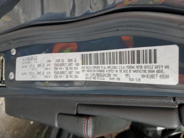 1C4PJMBB2GW241390 - 2016 JEEP CHEROKEE TRAILHAWK Boz foto 12