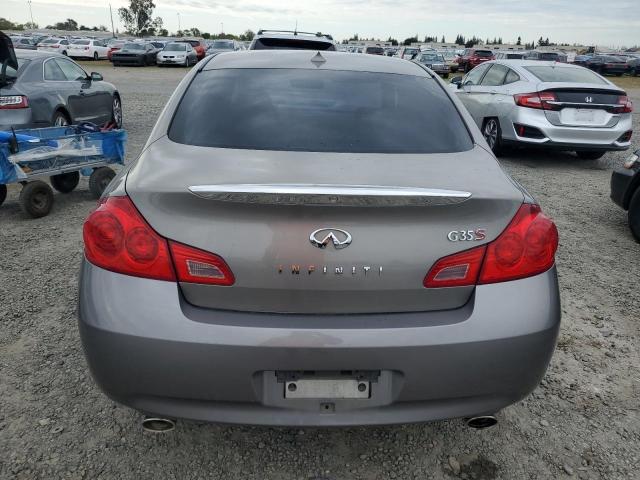 JNKBV61E27M705715 - 2007 INFINITI G35 GRAY photo 6