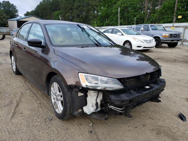 3VW2K7AJ1FM242883 - 2015 VOLKSWAGEN JETTA BASE 棕色 照片 1