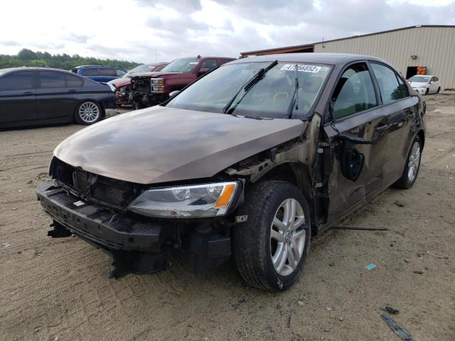 3VW2K7AJ1FM242883 - 2015 VOLKSWAGEN JETTA BASE 棕色 照片 2