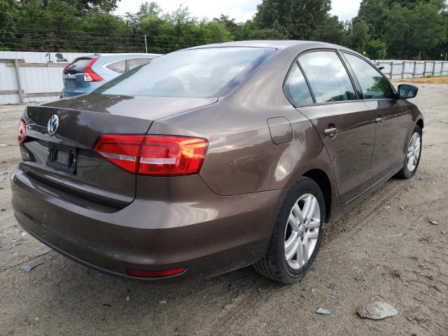 3VW2K7AJ1FM242883 - 2015 VOLKSWAGEN JETTA BASE 棕色 照片 4