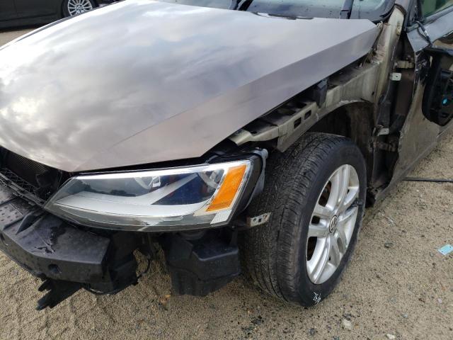 3VW2K7AJ1FM242883 - 2015 VOLKSWAGEN JETTA BASE 棕色 照片 9