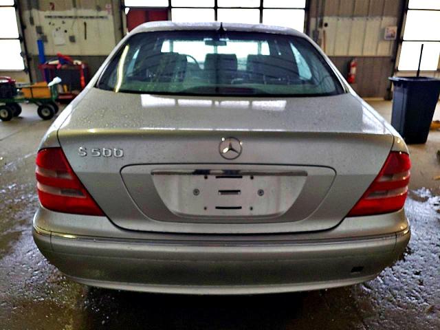 WDBNG75J62A234053 - 2002 MERCEDES-BENZ S 500 SILVER photo 6