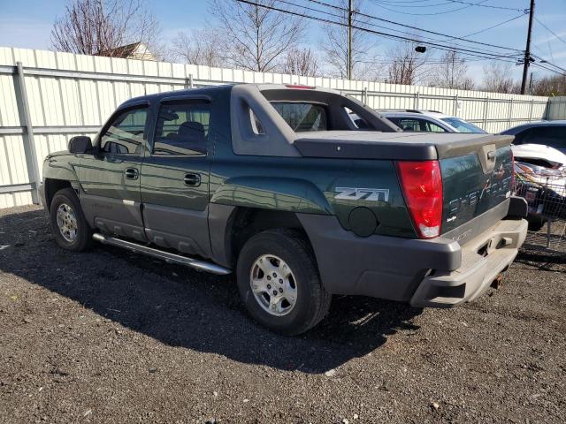 3GNEK12T84G253167 - 2004 CHEVROLET AVALANCHE K1500 GREEN photo 2