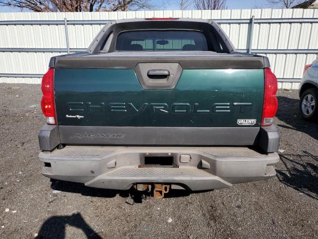 3GNEK12T84G253167 - 2004 CHEVROLET AVALANCHE K1500 GREEN photo 6