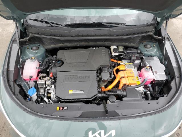 KNDCR3LE6R5141540 - 2024 KIA NIRO EX GREEN photo 12