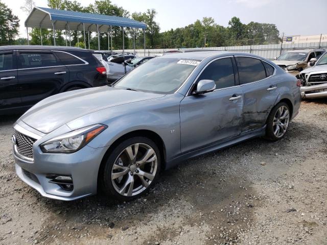 JN1BY1APXJM181270 - 2018 INFINITI Q70 3.7 LUXE SILVER photo 1