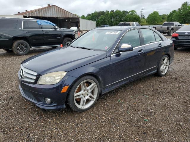 WDDGF56X58F178306 - 2008 MERCEDES-BENZ C 350 BLUE photo 1