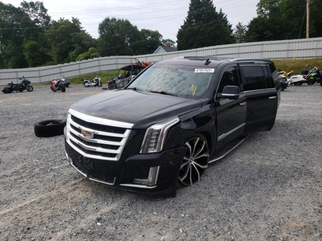 1GYS3HKJ2HR124941 - 2017 CADILLAC ESCALADE ESV LUXURY BLACK photo 2