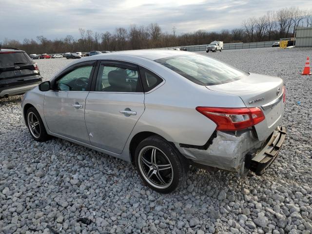 3N1AB7AP1JY230658 - 2018 NISSAN SENTRA S SILVER photo 2