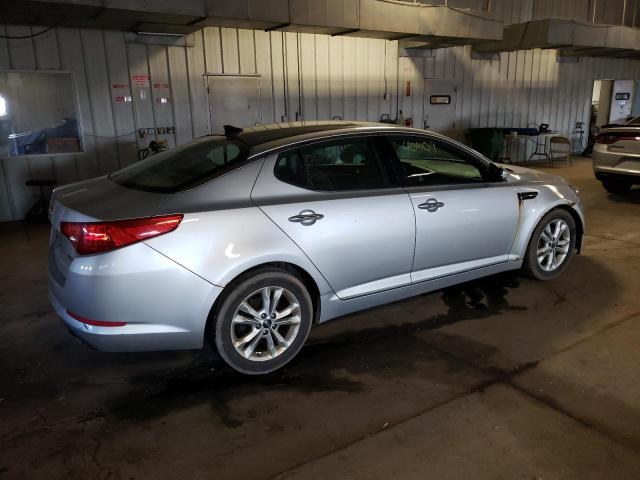 KNAGN4A77B5102532 - 2011 KIA OPTIMA EX SILVER photo 3