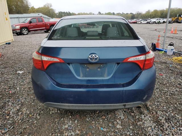 2T1BURHE8EC140473 - 2014 TOYOTA COROLLA L BLUE photo 6