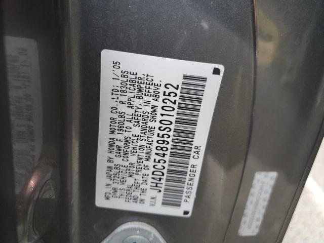 JH4DC54895S010252 - 2005 ACURA RSX TWO TONE photo 13