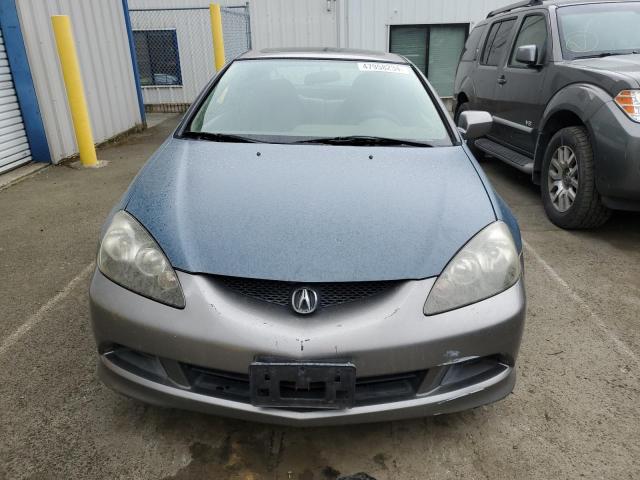 JH4DC54895S010252 - 2005 ACURA RSX TWO TONE photo 5