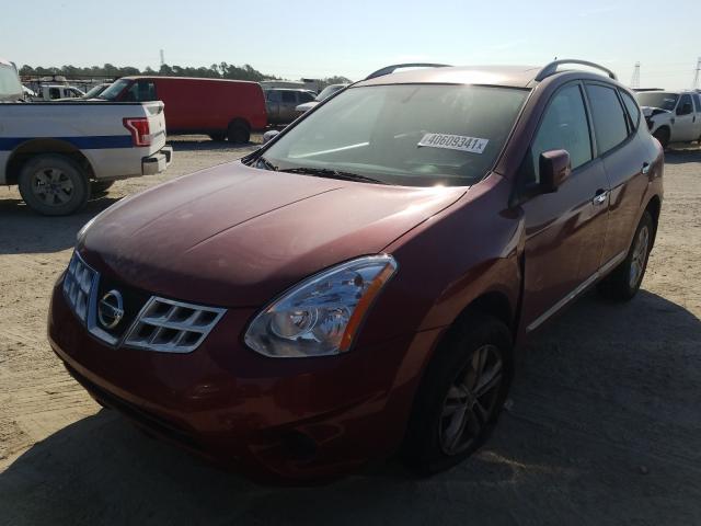 JN8AS5MT9DW536985 - 2013 NISSAN ROGUE S RED photo 2