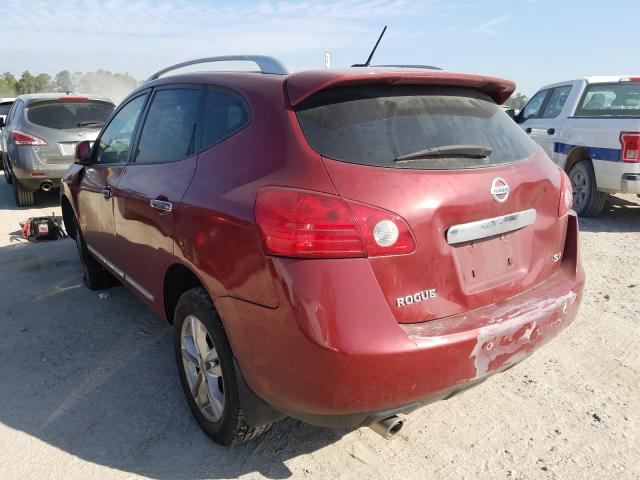 JN8AS5MT9DW536985 - 2013 NISSAN ROGUE S RED photo 3
