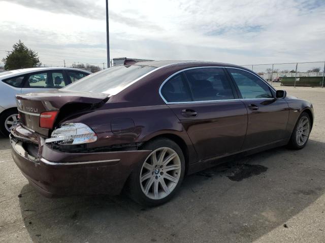 WBAHN83596DT37114 - 2006 BMW 750 LI BURGUNDY photo 3