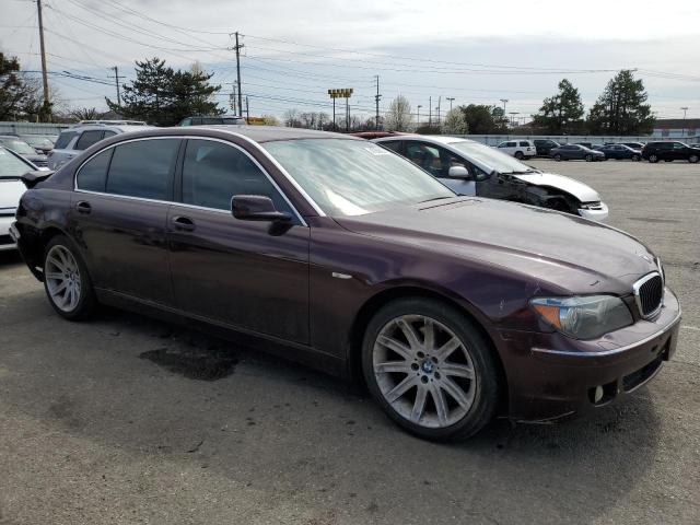 WBAHN83596DT37114 - 2006 BMW 750 LI BURGUNDY photo 4