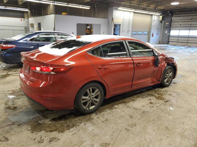 5NPD84LF5HH205927 - 2017 HYUNDAI ELANTRA SE RED photo 3