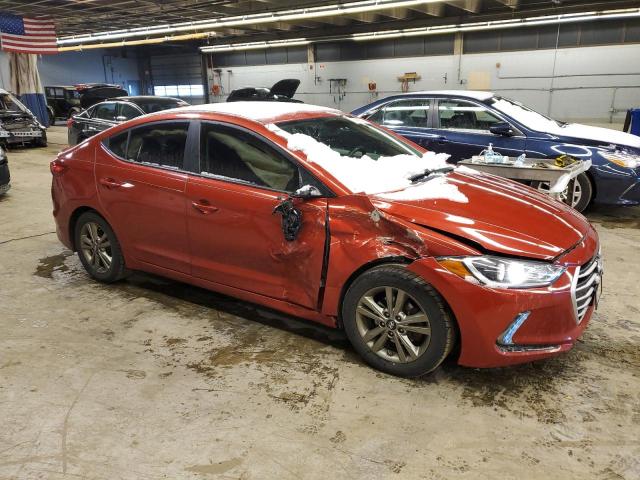 5NPD84LF5HH205927 - 2017 HYUNDAI ELANTRA SE RED photo 4