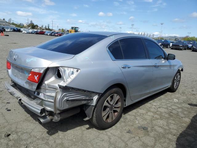 1HGCR2F30DA082555 - 2013 HONDA ACCORD LX SILVER photo 3