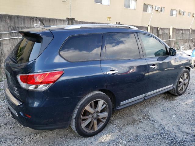 5N1AR2MN1EC688801 - 2014 NISSAN PATHFINDER S 蓝色 照片 3