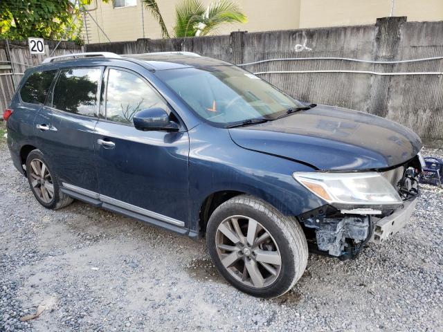 5N1AR2MN1EC688801 - 2014 NISSAN PATHFINDER S 蓝色 照片 4