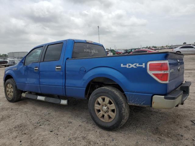 1FTPW14V89FA91618 - 2009 FORD F150 SUPERCREW BLUE photo 2