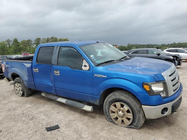 1FTPW14V89FA91618 - 2009 FORD F150 SUPERCREW BLUE photo 4