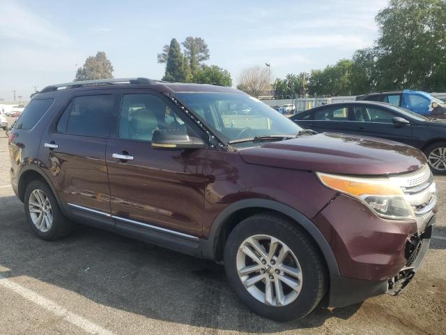 1FMHK7D80BGA38792 - 2011 FORD EXPLORER XLT MAROON photo 4