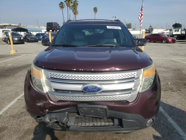 1FMHK7D80BGA38792 - 2011 FORD EXPLORER XLT MAROON photo 5