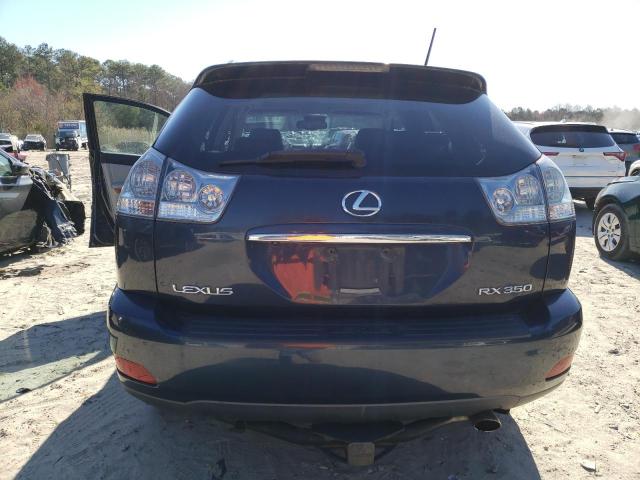 2T2HK31U77C019639 - 2007 LEXUS RX 350 BLUE photo 6