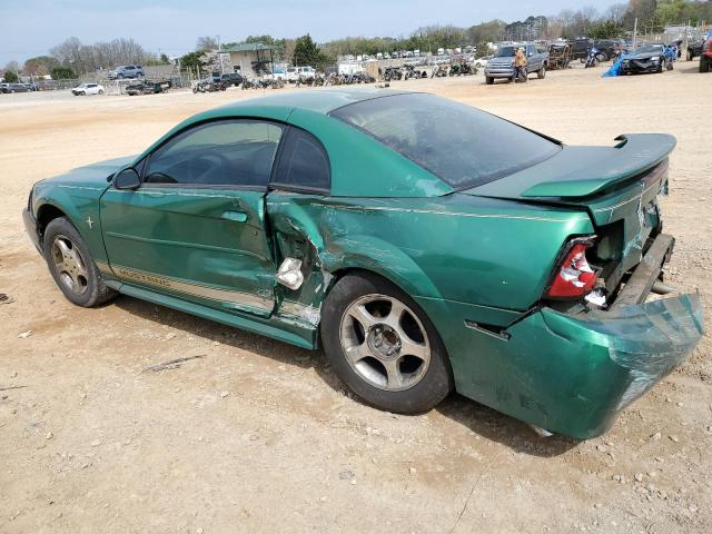 1FAFP40472F114079 - 2002 FORD MUSTANG GREEN photo 2