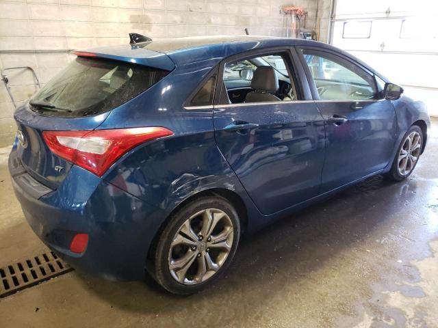 KMHD35LE5DU152931 - 2013 HYUNDAI ELANTRA GT BLUE photo 3