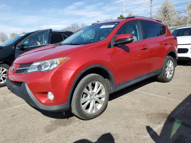 2T3DFREV3DW062485 - 2013 TOYOTA RAV4 LIMITED RED photo 1